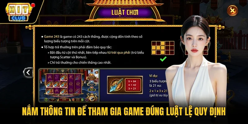 Nắm thông tin để tham gia game đúng luật lệ quy định